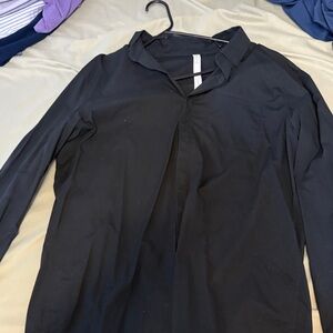 lululemon athletica Black Dress Shirt
